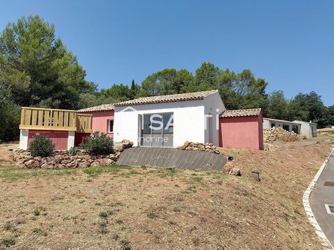 Maison 95m² avec piscine et garage sur 946m² de terrain à Saint Antonin du Var.