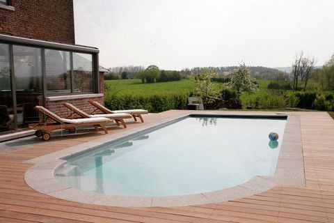 This gorgeous castle is located in in the Froidthier locality of Thimster-Clermont in Belgium. It is fully renovated with a swimming pool and in the heart of Herve country. It can accommodate 14 people in 7 bedrooms. The castle is the best starting p...