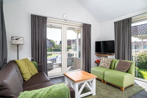 You can choose from a number of different types of accommodation at holiday resort Tusken de Marren. They've got one thing in common though: they all enjoy a waterfront setting. The comfortably furnished chalet (NL-8491-10) is suitable for 4 guests a...