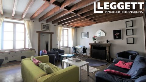 A14453 - Situated in the heart of the medieval town of Rochechouart, this property offers a lovely 3 apartment with old shop space and attached barn. The living space is habitable but the roof across the whole property is not in good condition and th...