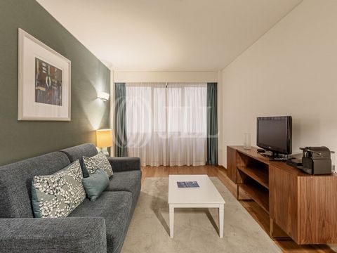 1-bedroom apartment, 77 sqm (gross floor area), furnished and equipped, near Avenida da Liberdade, in Lisbon. Apartment featuring quality finishes and comprising living room, bedroom, bathroom, entrance hall with kitchenette. In the Altis Suites buil...