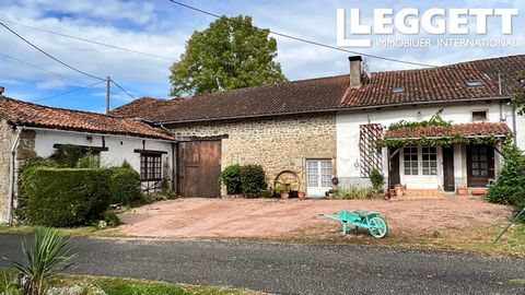 A11306 - In the heart of the Périgord-Limousin regional national park, this charming cottage style semi-detached stone property is situated in a peaceful hamlet just a short distance, 2,5km, from the village where you will find a boulangerie and a vi...