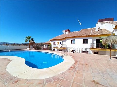 Exclusive to us. This Apartment of 73m2 build is located in Alcaucín, in the Malaga province of Andalucia, Spain. This property consists of 2 double bedrooms overlooking the pool area and a terrace with lovely views. The entrance hall leads to a hall...