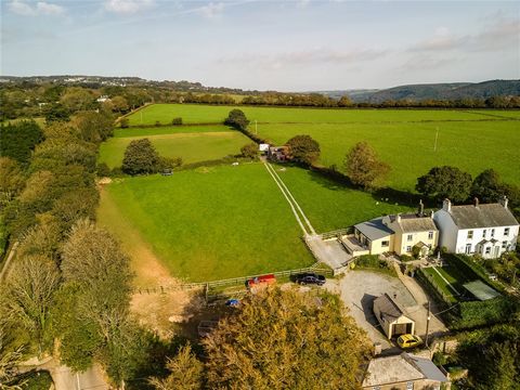 ***GUIDE PRICE: £600,000 - £650,000***A DETACHED 4 BEDROOM FARMHOUSE with ANNEXE, GARAGE, GARDENS and DRIVE on an EQUESTRIAN SMALLHOLDING set in an approx. 3.5 ACRE PLOT with a BLOCK of 5 STABLES, which includes TACK ROOM and HAYBARN, a DETACHED 1 BE...