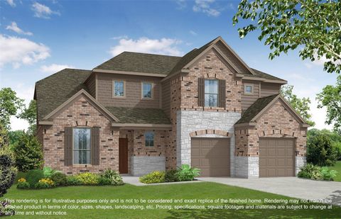 LONG LAKE NEW CONSTRUCTION - Welcome home to 1597 Sunrise Gables Drive located in the community of Sunterra and zoned to Katy ISD. This floor plan features 5 bedrooms, 4 full baths, 1 half bath, and an attached tandem 3-car garage. Guest Suite locate...