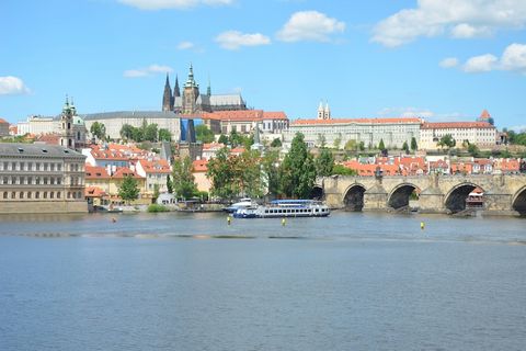 This beautiful apartment is located in Prague. There is one bedroom that can host 2 people, so it's ideal for a couple. The apartment is centrally located. This apartment is the perfect accommodation for a city break to Prague. Within walking distanc...