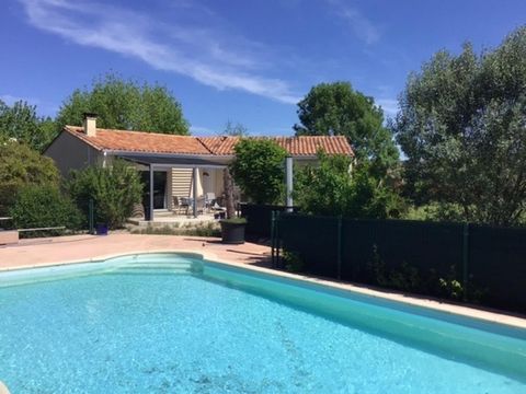 Maison avec piscine .