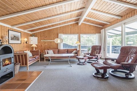 This well-kept holiday cottage is furnished with a sauna, a personal interior and a terrace. It is located on a wonderful natural plot with a swing and a sandpit. No letting to youth groups.A refundable deposit might be charged closer to your check-i...