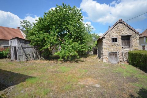 Fiche N°Id-LGB129718: Boussac, secteur Animations - ?ecole - commer, Village house of about 25 m2 comprising 1 room(s) + Land of 502 m2 - View: Village - Construction Stones - Ancillary equipment: garden - courtyard - garage - fireplace - attic - cel...