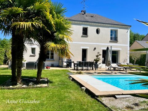 SAINT-PRYVE-SAINT-MESMIN, rare à vendre dans un domaine calme et prisé bellle Maison familiale T7 avec jardin arboré, piscine chauffée garage double