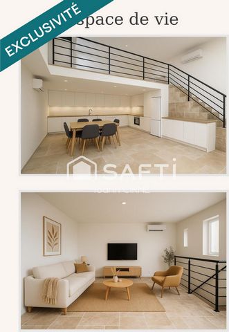 Maison de village T4 (150m2) entièrement rénovée au coeur de Trets