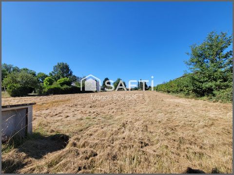 Terrain à Bâtir de 2720m² viabilisé, plat clos en région Midi Pyrénées
