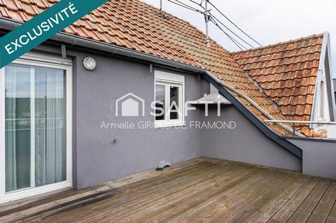 Situé à Pfastatt, appartement de 89 m2 habitable et 115 m2 au sol, 4 pièces,3 chambres avec très agréable terrasse de 18 m2 sans vis-à-vis, place de parking et dépendance aménageable.