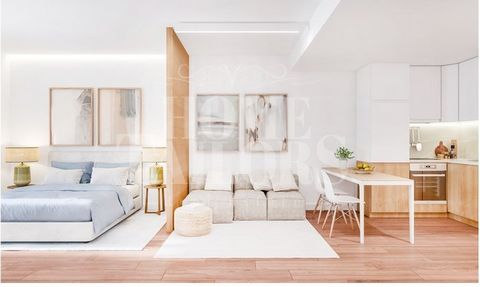 Apartamento de 1 + 1 dormitorio con una superficie de 83 m2 y con una terraza de 5 m2 insertado en el último proyecto de rehabilitación en el centro histórico de Oporto, perpetuando el diseño de la arquitectura urbana del siglo XV y añadiendo la cali...