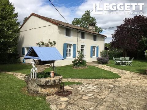 A10143 - This large stone house is on the edge of a small hamlet only a few minutes drive from the popular and bustling market town of Sauze Vaussais. The property benefits from a bright and airy lounge-dining room with an unusual wood panelled ceili...