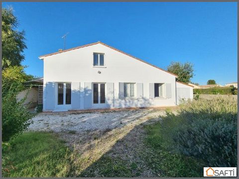 Discover this house ideally located in Saint-Palais-sur-Mer (17420), 2.5 km from Nauzan beach and shops. Built in 1976, it has a beautiful south-facing facade on magnificent wooded land of almost 1000 m². On a living area of 82 m² on one level, it co...
