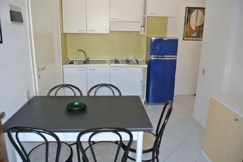 In quiet verdant location, near the centre, only few steps from the supermarket and in little home with garden and parking. 150 mt. from the beach. Apartment on 2° and last floor is composed by living room with kitchenette, TV, bathroom, double room ...
