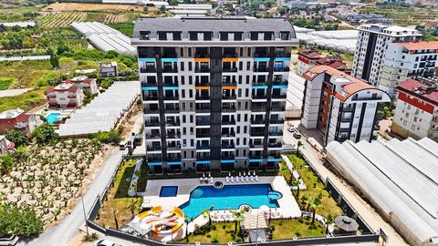 ALANYA /AVSALLAR ⭐ 1+1 UNFURNISHED APARTMENT ⭐ Floor:6 - 55M2 ⭐️ SEA ⭐ 1 Bathroom 1 WC 1 Balcony ⭐ Outdoor~Indoor Pool ♂️ ⭐️ Turkish Bath & Sauna ♂️ ⭐️ Fitness Game Room ⭐️ Tennis Basketball Courts ⭐ Children's Park & Camellia ⭐️ Generator⚡️ Wi-Fi ⭐️...