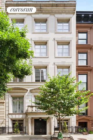 Welcome to a masterpiece of townhouse elegance-an extraordinary 25-foot-wide mansion off Fifth Avenue, where timeless sophistication meets modern luxury. This grand residence, spanning five floors, exemplifies the grandeur of classic pre-war design w...