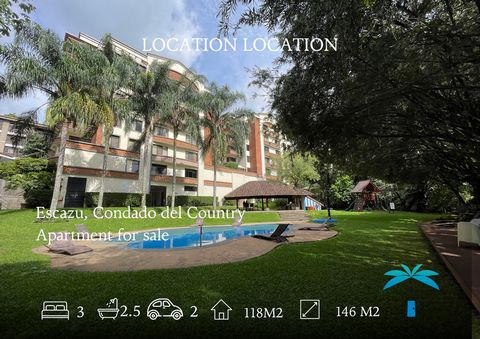 Spacious 2-Bedroom Apartment with Reconfigurable Floorplan in Desirable Escazu Location This well-maintained apartment in the sought-after Condado del Country neighborhood of Escazu offers comfortable living for residents seeking a blend of comfort a...