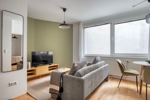 Discover the best of Vienna, with this one-bedroom 9th district - Alsergrund apartment with balcony views over the city. It’ll be easy to simply show up and start living in this airy furnished apartment with its fully-equipped kitchen and stylish liv...