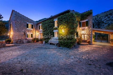 Incredible valley retreat with amazing panoramic views in Selva This mighty country house epitomises the traditional style of Mallorcan fincas. Built completely with local natural stone the interior features all essential elements of these stunning r...