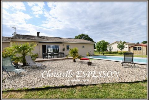 MAISON DE PLAIN PIEDS MODERNE 6 PIECES AVEC PISCINE ENTRE MARMANDE ET LA REOLE