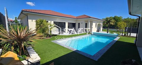 Maison contemporaine Plain Pied 140m² avec piscine