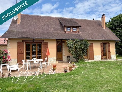 Maison de style normand, 4 pièces avec garage et dépendances.
