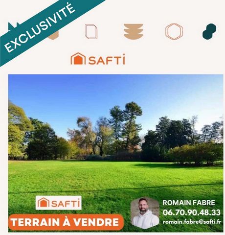 Beau terrain « libre de constructeur » de 1200m2