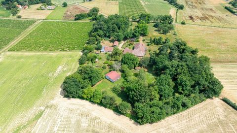 Domaine en pierre sur 3 hectares avec 2 maisons , atelier et dépendances