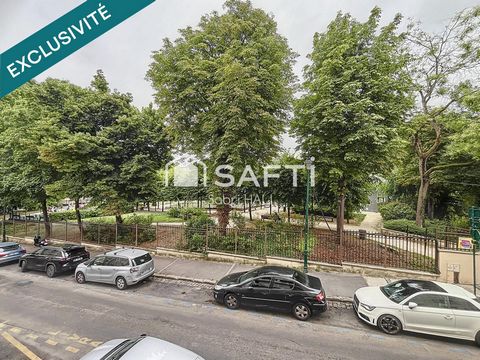 COLOMBES CENTRE-VILLE. RUE AMBROISE PARE, UNE VUE DÉGAGÉE, RAVALEMENT AVEC ISOLATION EN COURS!