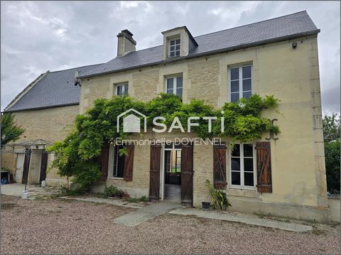 Maison en pierre avec dépendance et grand terrain à Vendeuvre (14)