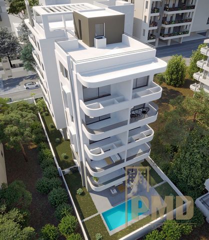Glyfada (Ano), penthouse, 58 sq.m., 4th and 5th floor (attic), 1 bedroom (master with en-suite bathroom), 1 bathroom, 1 WC, open plan consisting of kitchen, loung, energy efficient fireplace and dining area, verandas. Light filled, interior staircase...