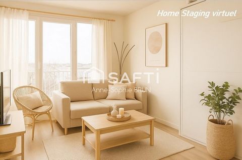Studio lumineux avec balcon et cave – Quartier Petite Garenne / Les Vallées