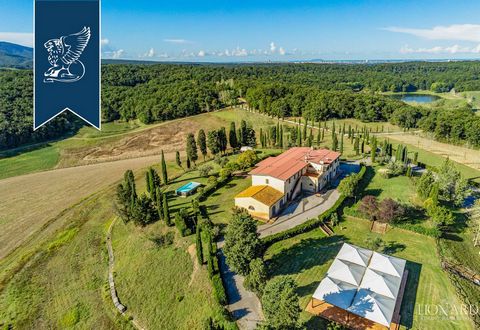 This vast farmstead measuring over 700 hectares is for sale in a charming landscape in Collesalvetti, in the province of Livorno. The property includes a Tuscan farmhouse, which can be reached from a path adorned with cypresses and is located right i...