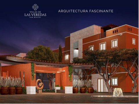 Beautiful and cozy luxury villas, author design, traditional Mexican style in the heart of San Miguel de Allende. Apartments of 2 and 3 bedrooms, a pool, terrace, grill, jacuzzi and gym for every 30 apartments, paddle court, ecumenical chapel, parkin...