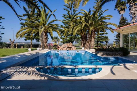 With a fantastic view over Óbido's Castle and unique features this luxury six bedroom villa is set in a 7,300-square-foot property. The house consists of Basement, R / C and patio, annex and engine room. The Cave has natural light and has a living/ga...