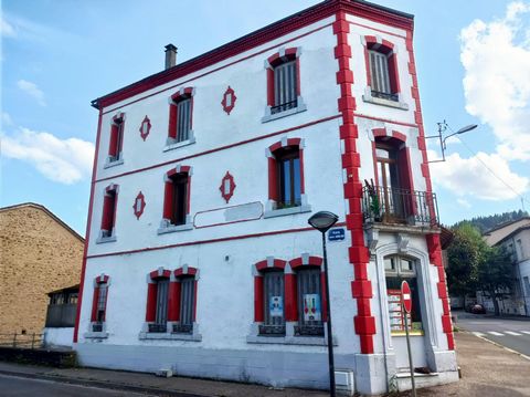 Venez découvrir cet immeuble composé de deux appartements, un rez commercial, caves et jardin attenant. En rez de chaussée, un local de restauration rapide avec salle, cuisine équipée, arrière cuisine, plonge, stock et sanitaires. Au premier étage, u...