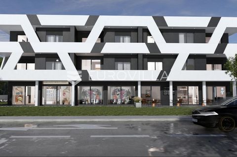 Pula, Veli Vrh - a project of 14 buildings under construction with a total of 119 apartments, 10 business premises and a kindergarten. Apartment S12 is located in building No. 1, is oriented south-west and consists of: entrance hall, living room with...