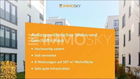 Attention prix d’achat base de négociation ! Immeuble de rendement rénové de haute qualité à Döbeln - Immeuble entièrement loué avec 8 unités résidentielles Cet immeuble d’appartements entièrement loué à Döbeln est un véritable joyau pour les investi...