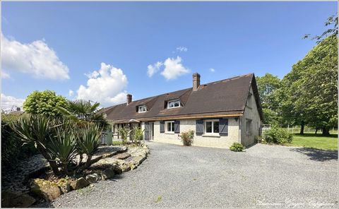 À 1h30 de Paris, dans la région du Perche, découvrez cette superbe longère, un véritable refuge au cur d'un environnement serein et tranquille. Bâtie sur un terrain de 5015 m², cette propriété allie espace, charme de lancien et modernité des prestati...