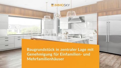 In vendita è un terreno edificabile in una posizione ricercata a Duisburg-Marxloh, già con permesso di costruzione per un massimo di tre case unifamiliari con 140 m² di superficie abitabile ciascuna. In alternativa, è possibile costruire una casa uni...