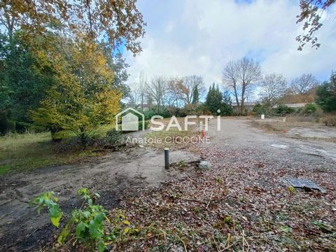 Terrain constructible au pied du bassin d'Arcachon