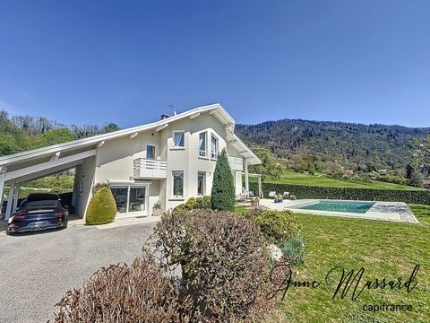 Dpt Haute Savoie (74), à vendre VIUZ EN SALLAZ maison 5 chambres piscine jolie vue grand sous-sol