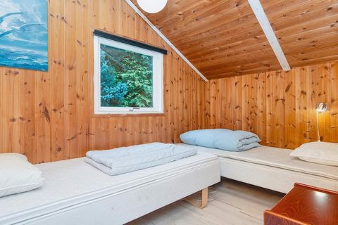 Holiday home located in the scenic holiday home area by Nissum Fjord and close to some of Denmark's best fishing lakes by Nees. The cottage is well utilized with open kitchen and living room, two double bedrooms that can be moved apart, and a bedroom...