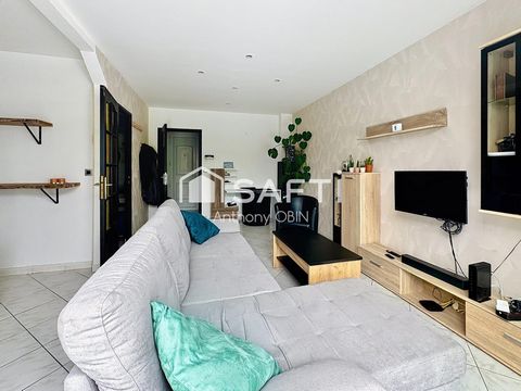 Maison semi individuelle, 2 chambres, garage 35m², jardin, cave