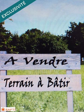 Terrain à bâtir:2446m2 avec une façade de: 21m