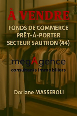 À VENDRE – FONDS DE COMMERCE PRÊT-À-PORTER – SAUTRON (44)