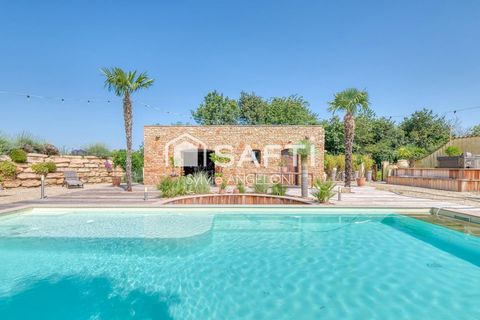 Demeure rénovée avec parc et piscine, 1h de Lyon